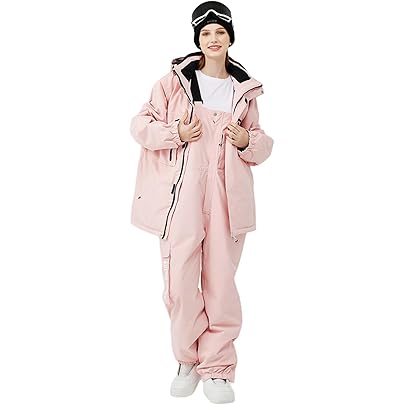 Amazon.co.jp: [HOTIAN] スノーボードウェア 上下セット レディース